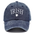 thumbnail image 3 of Tweang Baseball Cap Classics Retro Cap Flat Edged Baseball Cap Classic Baseball Cap fitted hat low brim Women Men Hat Fits All Season Baseball Cap mesh hats for men Plain hats Navy One Size, 3 of 3