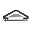 thumbnail image 1 of Panier de Douche d'Angle pour Articles de Toilette, 1 of 2
