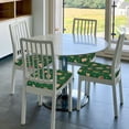 thumbnail image 6 of Honeii green Christmas Element Print Square Cushion Cover with Elastic Band & Ties,Sofa Cushion Covers,Furniture Protector for Living Room,Washable Sofa Seat Slipcover-Six Piece, 6 of 7
