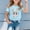 Light Blue, variant on Gzbliryd Happy Easter Day T-Shirt Short Sleeve Tees Short Sleeve Cotton Tee Tops for Little Girl Cute Summer Clothes (Light Green,1-2 Years)