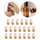 thumbnail image 5 of 20 Piezas de Botellas de Bolas Rodantes de Vidrio Ámbar Vacías perfecl Tamaño de Viaje 1ml, 5 of 8