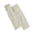 thumbnail image 1 of Saient Long cuffed diamond boot cover, calf warmer, knitted soft elastic washable loose socks, ladies autumn and winter leggings, pile of socks, cycling boot covers, 1 of 4