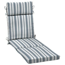 ARDEN Oceantex Outdoor Chaise Lounge Cushion 72 x 21, Ocean Blue Stripe