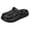 1-Black118, variant on WZEIIOT Boys Summer Garden Clogs Solid Color Slip-On Sandals Kids Outdoor Play Water Shoes