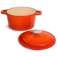 thumbnail image 5 of BergHOFF Neo Cast Iron 3qt. Round Dutch Oven 8" with Lid, Orange, 5 of 6