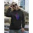 thumbnail image 2 of Fusion Of Neon Squares Hoodie Women -Image by Shutterstock, Female Large, 2 of 4