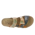 thumbnail image 3 of Spring Step L’Artiste Women’s Caiman Hand Painted Leather Slide Sandal, 3 of 8