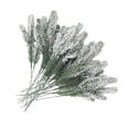 thumbnail image 1 of Cateissary 24 Uds. De tallos de pino sintético, decoración del hogar, decoración del hogar, árbol de Navidad, plantas decorativas para el verde con espuma 24PCS, 1 of 6