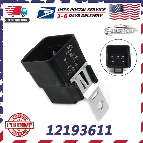 Accessory Power Blower Motor Relay 12193611 VF28-65F14-P01 12077864 12135000 US