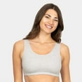 thumbnail image 2 of Fruit of the Loom Women's Tank Style Cotton Sports Bra 4-Pack, 2 of 5