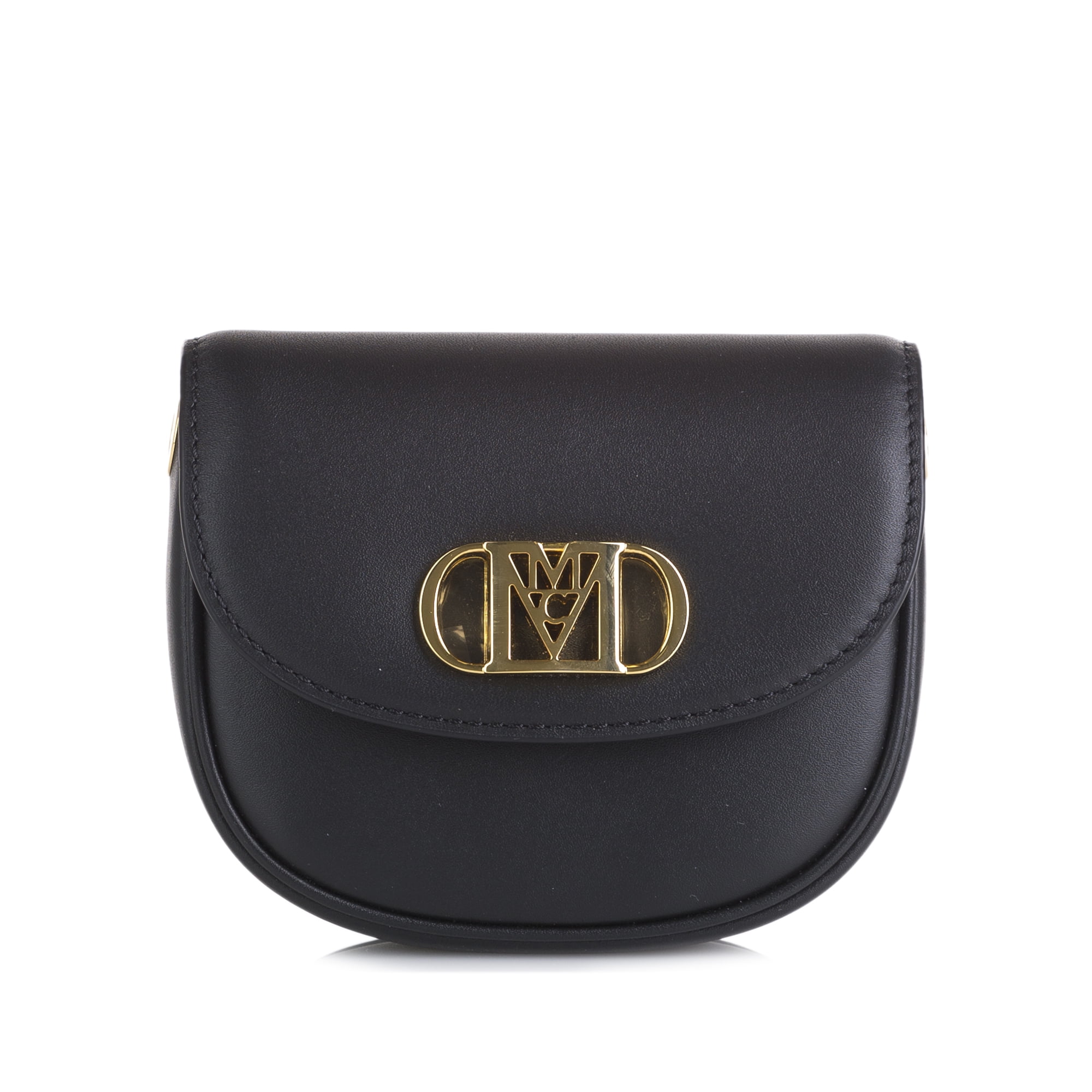 MCM Mode Travia Flap Black Calf Leather Shoulder Bag Bahrain Ubuy