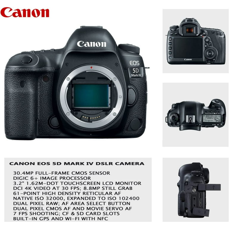 Canon EOS 5D Mark IV DSLR with 24-105mm, 100-400mm & 420 Canon EOS 5D Mark IV DSLR with 24-105mm, 100-400mm & 420