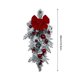 thumbnail image 4 of Ganfancp Corona de Navidad Flocking Puerta Colgante Adornos de Navidad Corona de Navidad Colgante de Ratán Decoración Europea y Decoración para El Hogar Liquidación Ventas Hoy Ofertas Prime Colgante, 4 of 7
