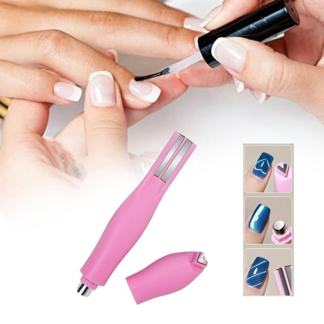 Esmalte de uñas en gel 3 en 1 con potente succión extraíble para salón de bricolaje, compacto, portátil y versátil. Herramientas de para salón de Rosa
