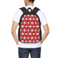 thumbnail image 4 of Xecao Baseball Mignon pour Sac à Dos pour École Voyage Randonnée avec Sangles Réglables Grande Capacité et Poches Latérales en Maille, 4 of 6