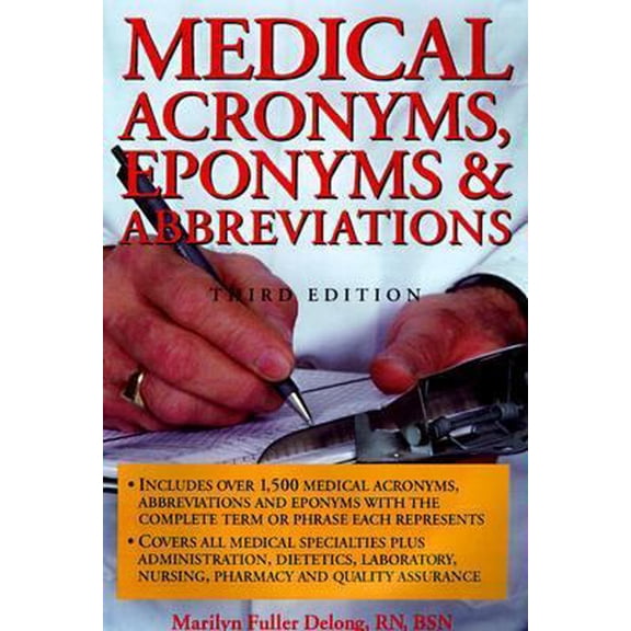 Pre-Owned Medical Acronyms, Eponyms & Abbreviations (Paperback) 1885987056 9781885987051