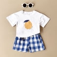 thumbnail image 2 of Toddler Baby Girl Smocked Outfit Ruffle Halter Shirt Flared Pants Set Toddler Bell Bottom Outfit Summer Clothes Girls Summer Set 1-3 Years,2-3 Years, 2 of 8