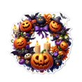 thumbnail image 2 of Halloween 2D Acrylic Hanging Pendants, Decorative Halloween Ornaments, for Home Party Bag Backpack Handbag DIY Decoration, Style C, 2 of 9