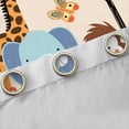 thumbnail image 4 of Manfei Cute Elephant Giraffe Lion Boy Girl Curtains Pack of 2 (42x84 Each),Cartoon Animal Curtains Blackout,Woodland Animal Bedroom Curtains,Microfiber Bedroom Decor, 4 of 6