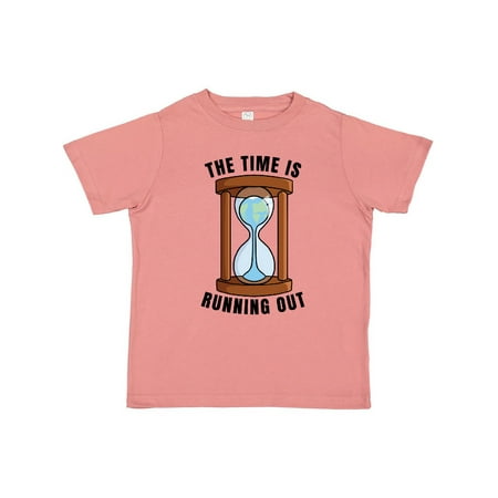 

Inktastic The Time is Running Out with Hourglass Gift Toddler Boy or Toddler Girl T-Shirt