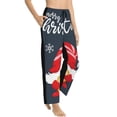 thumbnail image 6 of Salouo Cute Christmas Gnomes (2) Print Women's Pajama Pants Casual Loose Sweatpants PJs Flowy Pants Drawstring Palazzo for Women Wide Leg Pants Lounge Pajama -X-Large, 6 of 8