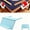 Blue, variant on Foldable Angled Slide-In Mahjong Card Holder, Space Saving Portable American Mahjong Table Stand for Game Night Player Gift （Green）