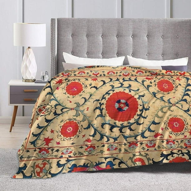 Suzani throw blanket sale