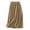 Khaki, variant on Aofany Women's Midi Skirt Summer Casual Elastic Waistband A-Line Skirt Lightweight Loose Boho High Waist Beach Skirt