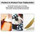 thumbnail image 3 of Clear plastic tablecloth Waterproof table protector Crystal clear plastic table cover - style:style1;, 3 of 5