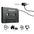 thumbnail image 3 of Monster Car Audio Cassette to 3.5mm Adapter, Great for Mobile, 3.5mm Cable, 3 Feet Long Equipped, 3 of 6