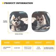 thumbnail image 5 of Yuyamidu Husky Car Window Sunshades for Front Window Universal Windshield Visor for Truck Auto SUV 2 Piece Automobile Sun Shade Accessories Blocks Sun Glare UV and Heat, 5 of 5