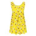 thumbnail image 6 of Beollynier Spring Summer Girls Printed Sleeveless Dress with Pockets - Round Neck A-Line Dress for Kids 3-14 Years - Ideal for Casual Outings Parties and Everyday Wear, 6 of 7