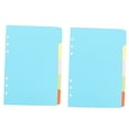 thumbnail image 5 of 10 Pcs Colored Binder Dividers with Tabs File Insertable Pocket, 5 of 8