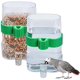 thumbnail image 4 of Bebedero automático para pájaros, comedero para pájaros, bebedero automático para pájaros, comedero para pájaros, dispensador de agua para jaula de pájaros, 3 uds. JM, 4 of 5