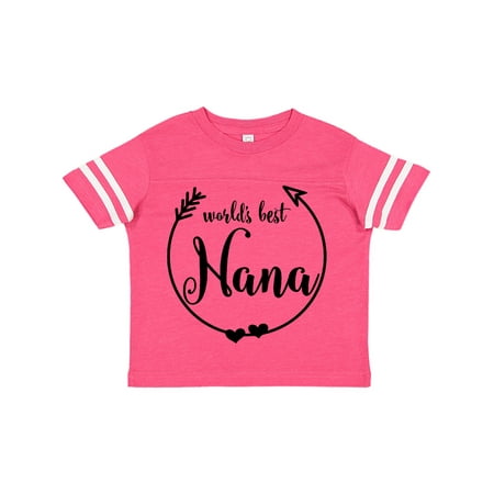 

Inktastic World s Best Nana Gift Toddler Toddler Girl T-Shirt