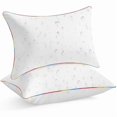 thumbnail image 1 of ZHENYAN 12 x 20 Outdoor Waterproof Pillow Inserts - TPU Coated, Soft Fluffy Down Alternative Lumbar Pillows for Patio Couch Sofa - White, Pack of 2, 1 of 1