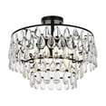 thumbnail image 3 of Mila 18 inch flush mount in black, 3 of 5