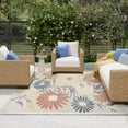 thumbnail image 3 of Nourison Aloha 9' x 12' Ivory Rose Outdoor Rug, 3 of 10