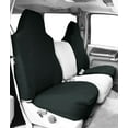thumbnail image 2 of CalTrend Front Highback Buckets DuraPlus Seat Covers for 1980-1995 Jeep CJ7|Wrangler - JP127-03DA Charcoal Insert and Trim, 2 of 3