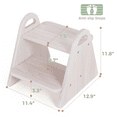 thumbnail image 5 of Cowiewie Kids Step Stool for Toddlers, Non-Slip Toddler Step Stool for Potty Training Kitchen Sink, 5 of 7