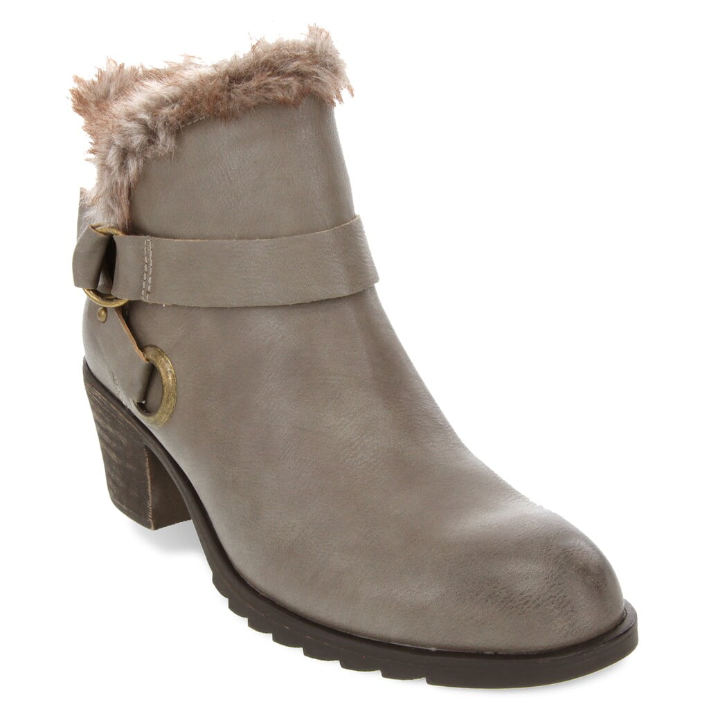 London Fog Highland Women's Winter Ankle Boots Taupe - Walmart.com