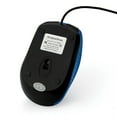 thumbnail image 4 of Verbatim Corded Optical Computer Mouse, Ergonomic, 3 Buttons, USB (Blue), 4 of 7