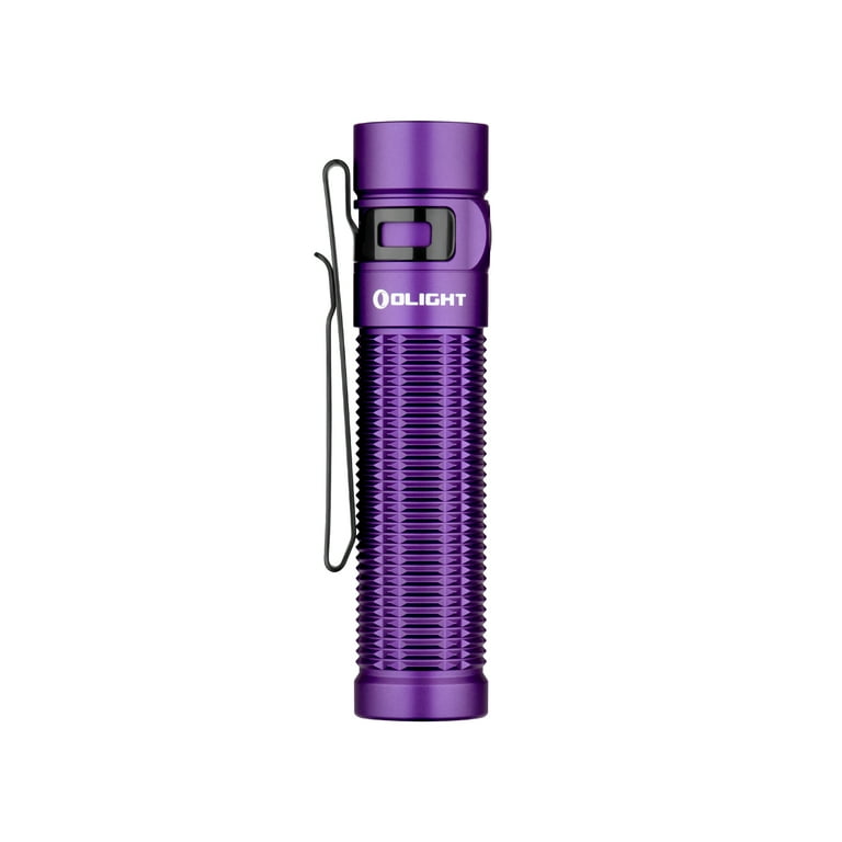 Olight Baton 3 Pro Max Purple EDC Flashlight, Cool White, 2500
