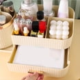 thumbnail image 5 of Organizador de Maquillaje para Encimera con Cajones, Soporte Giratorio de 360 Grados para Brochas de Maquillaje, Organizador de Cuidado de la Piel con Capacidad para Tocador, 5 of 5