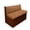Brown Print, variant on Pzuqiu 2Pcs Brown Wood Grain Camper Bench Seat Slipcover Easy Using Camper Cushion Covers Replacement Full Protection Sofa Loveseat Chair Cover Protector for Rv Camper Car