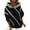 A-Black366, variant on Women's Sequin Decor Hoodie Loose Drawstring Hooded Pullover Hoodies Casual Streetwear Trendy Hoodies