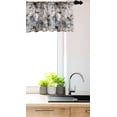thumbnail image 2 of Ambesonne Abstract Window Valance, Art Ethnic Stripe Pattern, 42" x 12", Off White and Charcoal Grey, 2 of 2