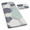 Bluish Blue-17.3" x 47 "+ 17.3" x 29 "--0.47 inches, variant on Kimode Anti Kitchen Mats For Floor Cushioned Rugs Sets Of 2