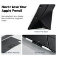 thumbnail image 4 of GGMCN for iPad Pro 11 Inch Case 2024, Compatible with iPad Pro m4, Portrait/Landscape Magnetic Case with Pencil Holder, 4 Standing Angles and - Black, 4 of 9
