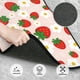 thumbnail image 3 of Balery Strawberry Floral Juego de 4 Alfombrillas para Auto, Revestimientos de Caucho Resistente, Diseño Antideslizante, 3 of 7